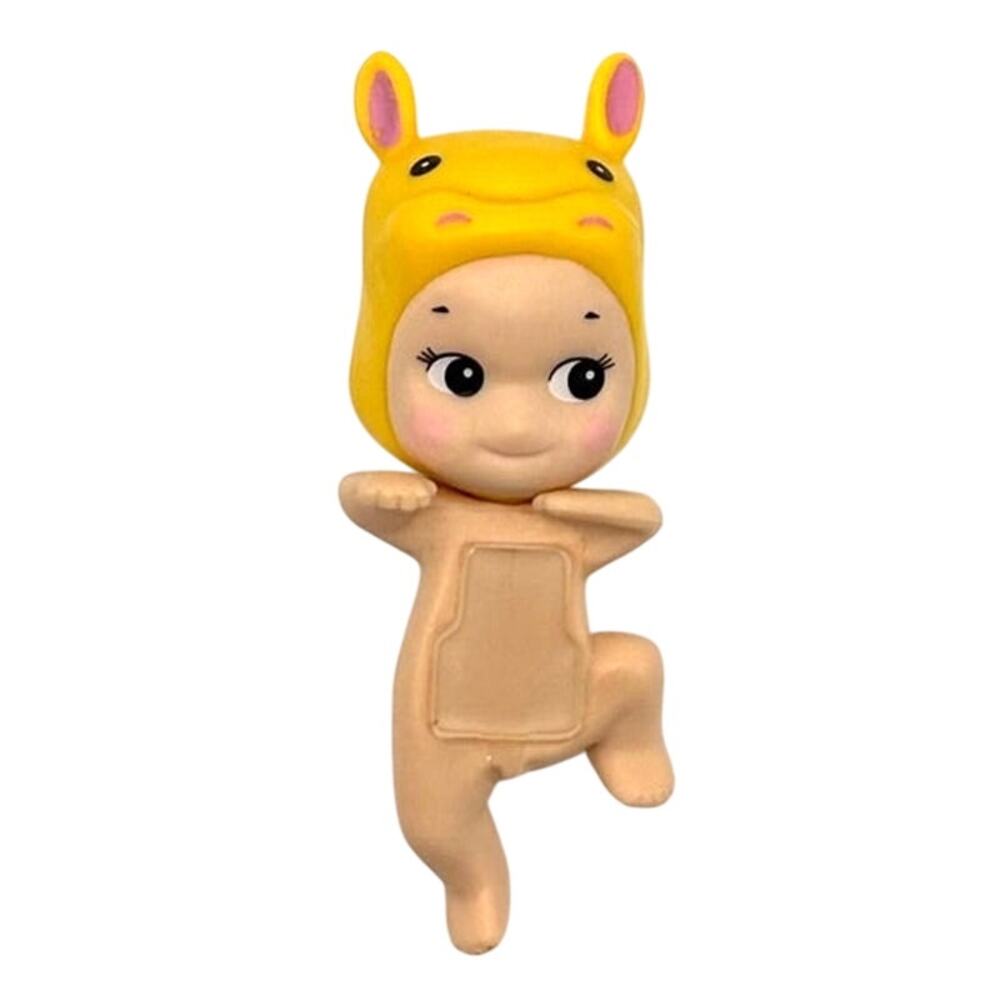 New Unbranded Kewpie/Angel Collectible Mini Figure Attachable Yellow Hippo